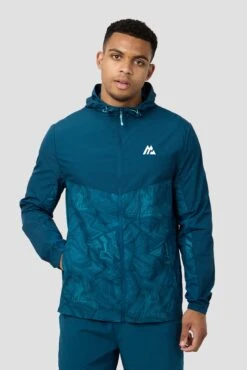 Geo M Print Windbreaker - Abyssal