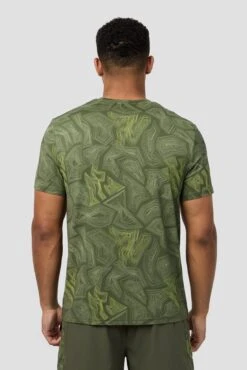 Geo M Print T-Shirt - Elm 14 Geo M Print T-Shirt - Elm -Sport Wear Daily Store GEOMPRINT SHIRT GREEN 2