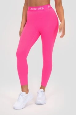 Icon 7/8 Legging - Magenta -Sport Wear Daily Store ICON 7 8 LEGGING PINK GLO Close Front v2