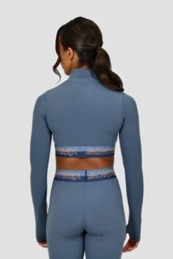 Icon Contrast 1/4 Zip - Greyed Indigo/Province/Agency -Sport Wear Daily Store ICON CONTRAST 2.0 1 4 ZIP GREYED INDIGO PROVINCE AGENCY close back