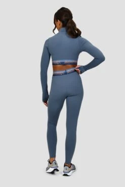 Icon Contrast 1/4 Zip - Greyed Indigo/Province/Agency -Sport Wear Daily Store ICON CONTRAST 2.0 1 4 ZIP GREYED INDIGO PROVINCE AGENCY full back