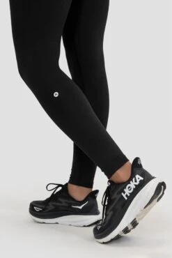 Icon Full Length Legging - Black -Sport Wear Daily Store ICON FULL LENGTH LEGGING BLACK Back Logo
