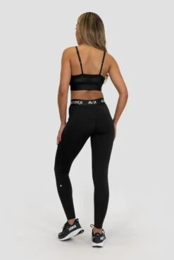 Icon Full Length Legging - Black -Sport Wear Daily Store ICON FULL LENGTH LEGGING BLACK Full Back 1