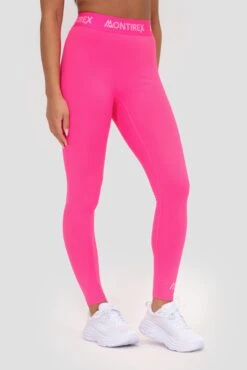 Icon Full Length Legging - Magenta -Sport Wear Daily Store ICON FULL LENGTH LEGGING PINK GLO Close Side Other v2
