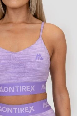 Icon Lite Bra - Lilac Multi -Sport Wear Daily Store ICON LITE BRA LILAC BREEZE ORCHID BLOOM VIOLA Logo v3