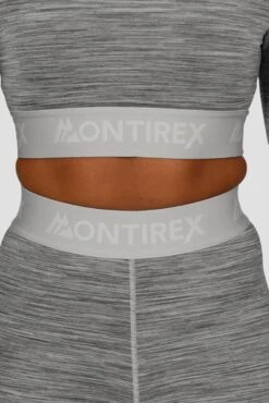 Icon Lite Long Sleeve Crop Top - Basalt/Nocturnal/Storm -Sport Wear Daily Store ICON LITE LS CROP BASALT NOCTURNAL STORM band