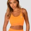 Women's Icon Strappy Bra Top - Ice Tango -Sport Wear Daily Store ICON STRAPPY BRA TOP ICE TANGO close front