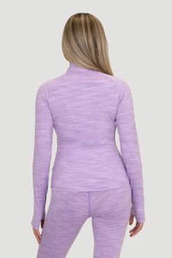 Women's Trail 1/4 Zip - Lilac Multi -Sport Wear Daily Store ICON LITE 1 4 ZIP LILAC BREEZE ORCHID BLOOM VIOLA Close Back v4