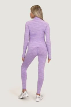 Women's Trail 1/4 Zip - Lilac Multi -Sport Wear Daily Store ICON LITE 1 4 ZIP LILAC BREEZE ORCHID BLOOM VIOLA Full Back v4