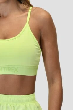 Icon Strappy Bra - Citrus -Sport Wear Daily Store ICON STRAPPY BRA CITRUS LOGO