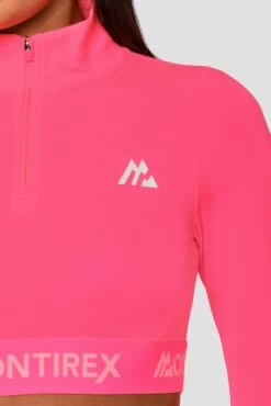 Icon 1/4 Zip - Neon Pink -Sport Wear Daily Store Icon 1 4 Zip Top Neon Pink Close logo