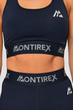 Icon Bra Top - Midnight Blue -Sport Wear Daily Store Icon Bra Top Midnight Blue Close