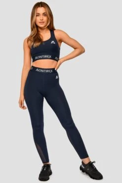 Icon Bra Top - Midnight Blue -Sport Wear Daily Store Icon Bra Top Midnight Blue Full Front