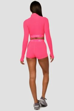 Icon 1/4 Zip - Neon Pink -Sport Wear Daily Store Icon1 4ZipTop NeonPink FullBack