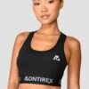 Icon Sports Bra - Black -Sport Wear Daily Store IconBraTop Black closefront