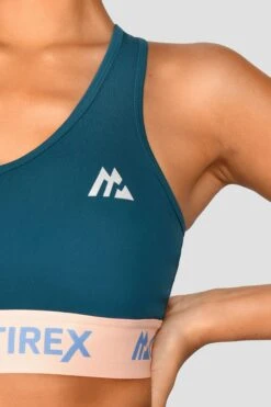 Icon Contrast Bra Top - Cruise/Apricot Cream/Moroccan Blue -Sport Wear Daily Store IconContrastBraTop Cruise ApricotCream MoroccanBlue close