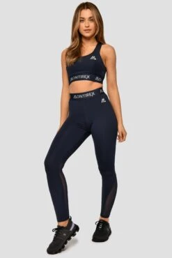 Icon Full Length Legging - Midnight Blue -Sport Wear Daily Store IconFullLengthLegging MidnightBlue FullFront