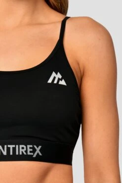 Icon Strappy Bra - Black -Sport Wear Daily Store IconStrappyTop Black Closelogo