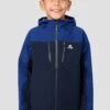 Boys Derecho Waterproof Jacket - Midnight Blue/Marine Blue