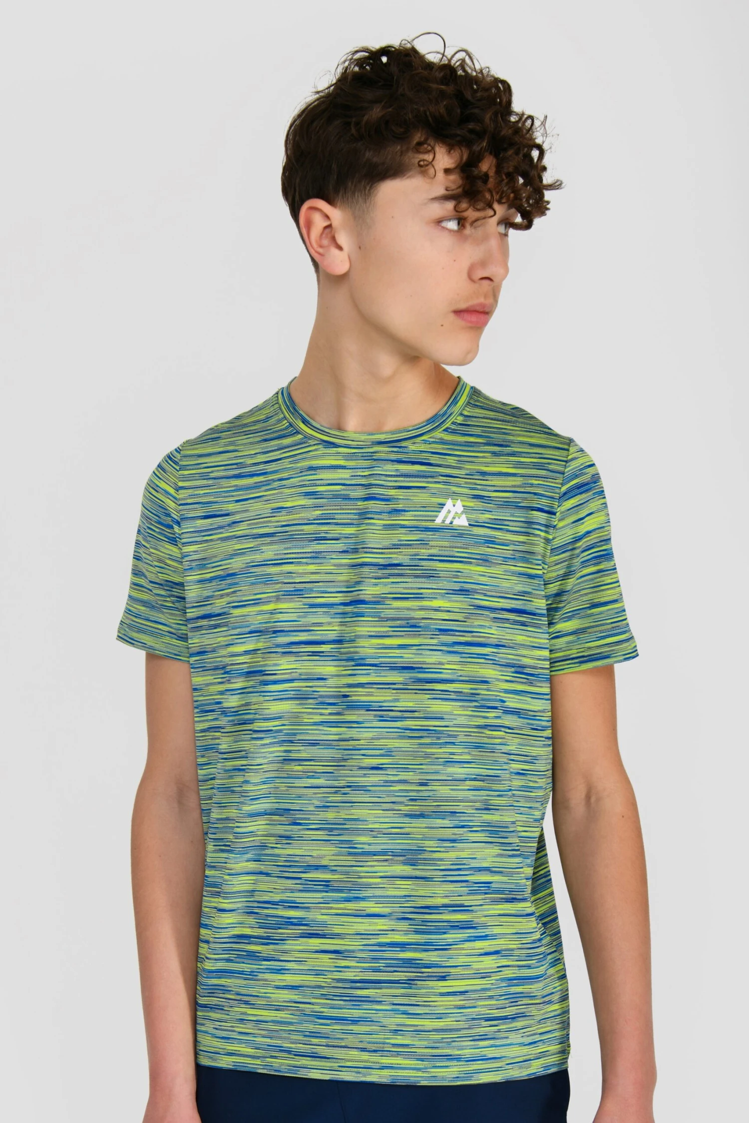 Junior Trail 2.0 T-Shirt - Neon Blue/Lime 3 Junior Trail 2.0 T-Shirt - Neon Blue/Lime