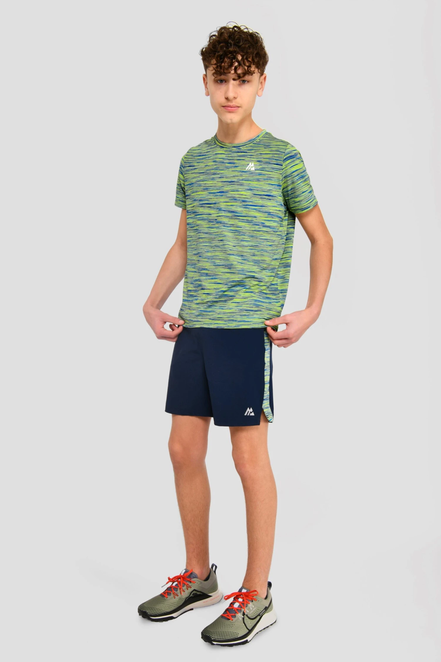 Junior Trail 2.0 T-Shirt - Neon Blue/Lime 5 Junior Trail 2.0 T-Shirt - Neon Blue/Lime - Image 3