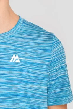 Junior Trail 2.0 T-Shirt - Neon Blue/Sky 11 Junior Trail 2.0 T-Shirt - Neon Blue/Sky -Sport Wear Daily Store JN TRAIL 2.0 TEE NEON BLUE NEON SKY WHITE logo detail