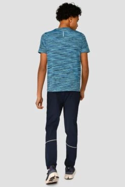 Junior Trail 2.0 T-Shirt - Navy/Neon Blue Multi -Sport Wear Daily Store JNTRAIL2.0TEE BlueMulti FullBack