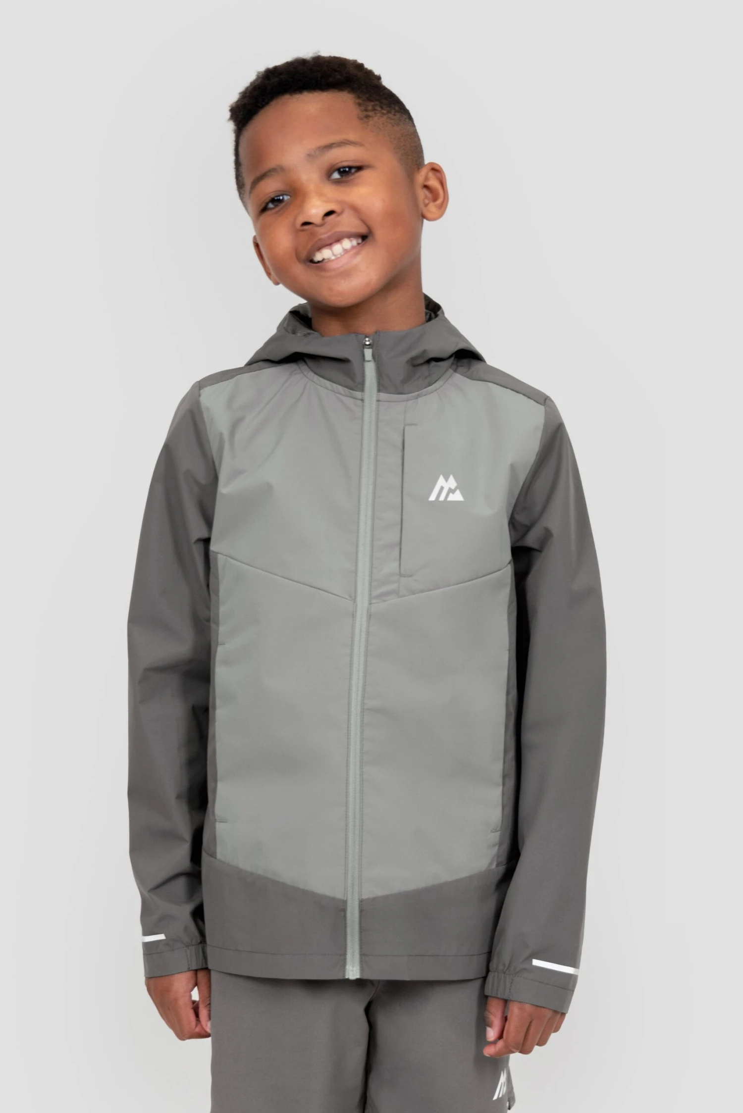 Boys Kodiak Windshell - Cement Grey/Platinum Grey 3 Boys Kodiak Windshell - Cement Grey/Platinum Grey