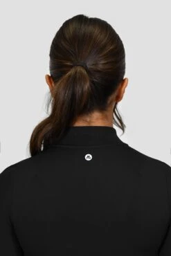 Limit 1/4 Zip - Black/Pearl Grey -Sport Wear Daily Store LIMIT 1 4 ZIP BLACK PEARL GREY back detail