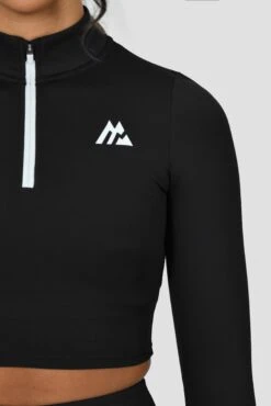 Limit 1/4 Zip - Black/Pearl Grey -Sport Wear Daily Store LIMIT 1 4 ZIP BLACK PEARL GREY logo