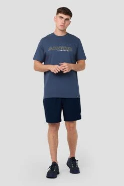 Liverpool Linear T-Shirt - Greyed Indigo -Sport Wear Daily Store LIVERPOOL LINEAR T SHIRT GREYED INDIGO FF