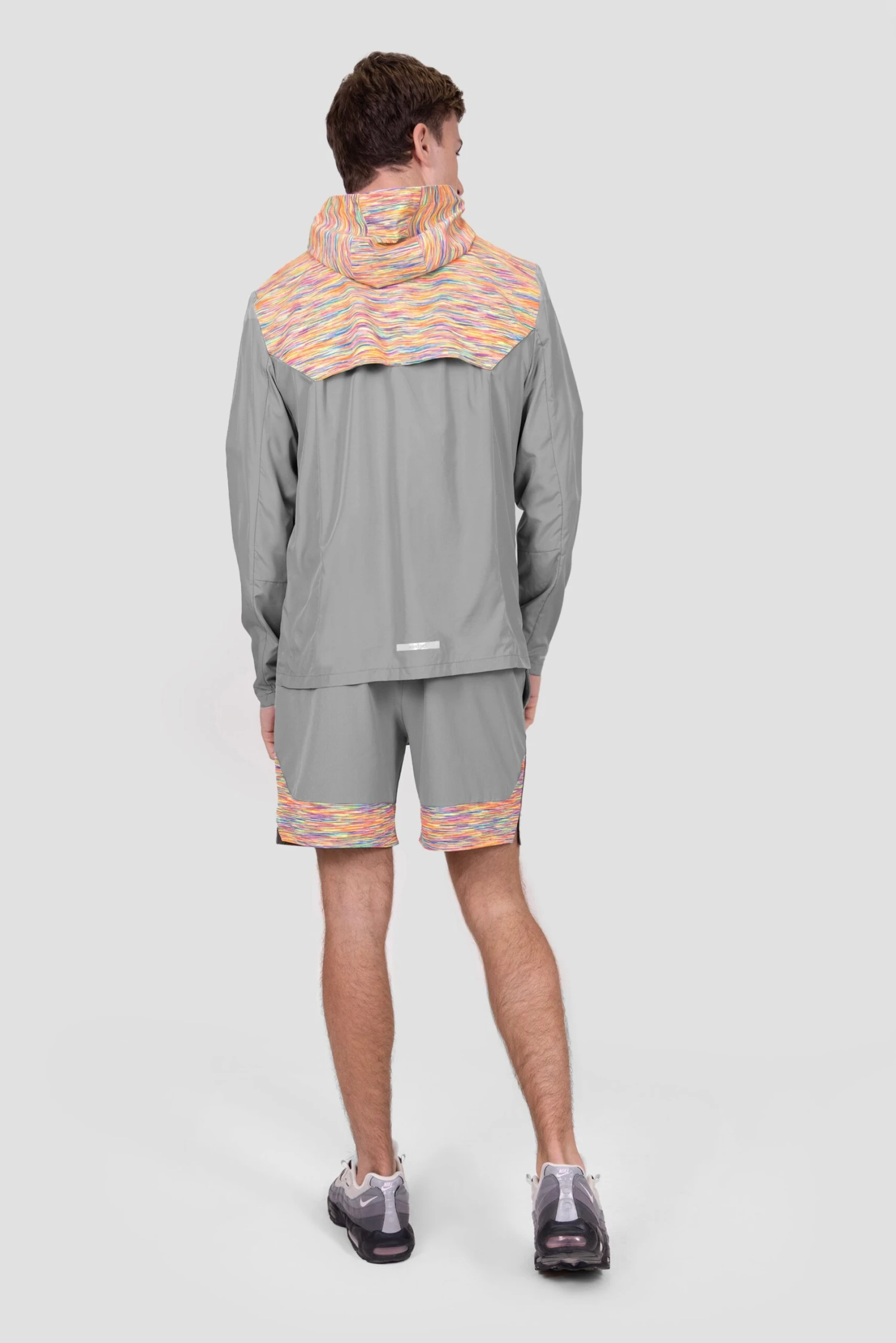 Trail Windbreaker - Grey/Blue/Pink/Orange 6 Trail Windbreaker - Grey/Blue/Pink/Orange - Image 4