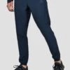 Lumos Woven Pant - Midnight Blue/Deep Blue -Sport Wear Daily Store LUMOS PANT MIDNIGHT BLUE DEEP BLUE close side logo