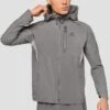 Lumos Jacket - Cement Grey -Sport Wear Daily Store Lumos jacket Cement Grey Close Front