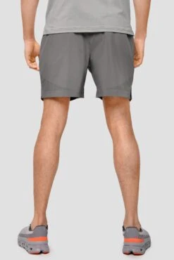 Lumos Short - Cement Grey -Sport Wear Daily Store LumosShorts CementGrey back