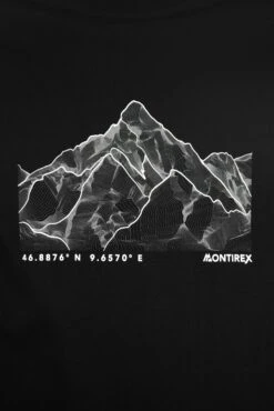 Junior Mountain Range 2.0 T-Shirt - Black -Sport Wear Daily Store MOUNTAIN RANGE 2.0 TEE BLACK logo detail