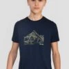 Junior Mountain Range 2.0 T-Shirt - Midnight Blue -Sport Wear Daily Store MOUNTAIN RANGE 2.0 TEE MIDNIGHT BLUE close front
