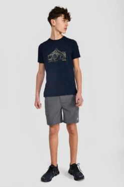 Junior Mountain Range 2.0 T-Shirt - Midnight Blue -Sport Wear Daily Store MOUNTAIN RANGE 2.0 TEE MIDNIGHT BLUE front