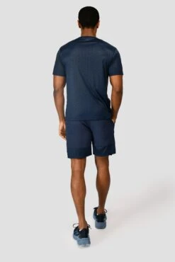 MTX Embossed Short - Midnight Blue -Sport Wear Daily Store MTX EMBOSSED SHORT MIDNIGHT BLUE full back