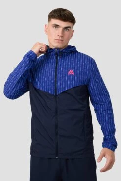 MTX Run Tempo Windbreaker - Marine Blue/Midnight Blue