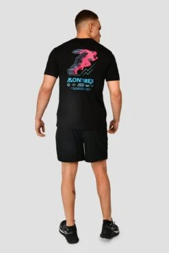 MTX Run Vital Cotton T-Shirt - Black -Sport Wear Daily Store MTX RUN VITAL COTTON TEE BLACK back