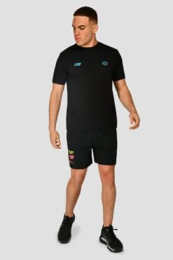 MTX Run Vital Cotton T-Shirt - Black -Sport Wear Daily Store MTX RUN VITAL COTTON TEE BLACK front