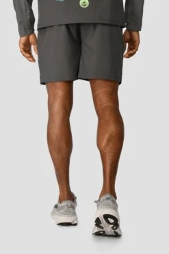 MTX Run Vital Short - Cement Grey/Jet Grey -Sport Wear Daily Store MTX RUN VITAL SHORT JET GREY baclk