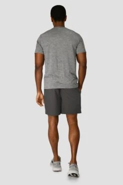 MTX Run Vital T-Shirt - Jet Grey -Sport Wear Daily Store MTX RUN VITAL TEE JET GREY back