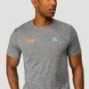 MTX Run Vital T-Shirt - Jet Grey -Sport Wear Daily Store MTX RUN VITAL TEE JET GREY close front