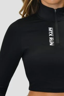 MTX Run 1/4 Zip - Black -Sport Wear Daily Store MTXRUN1 4ZIPLOGO2