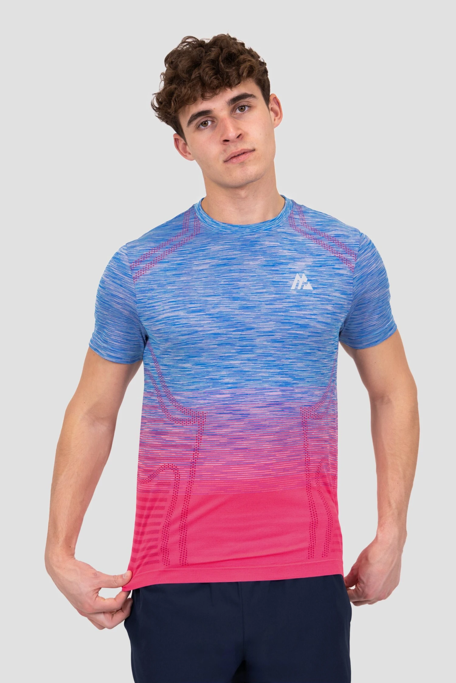 Vector Seamless T-Shirt - Blue/Pink 3 Vector Seamless T-Shirt - Blue/Pink