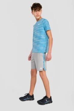 Junior Trail 2.0 T-Shirt - Neon Blue/Sky 9 Junior Trail 2.0 T-Shirt - Neon Blue/Sky -Sport Wear Daily Store NEON BLUE NEON SKY WHITE front
