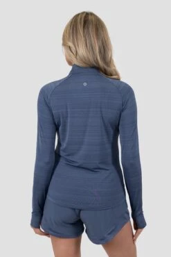Breathe 1/4 Zip - Greyed Indigo -Sport Wear Daily Store OAAgSlcOdmg4UXuCuHZi M2hLXjR2S5RC02nHTgDD00