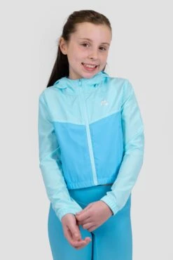 Girls Pace 2.0 Windbreaker - Summer Sky/Epsilon